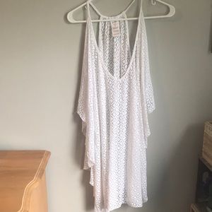 Jessica Simpson lace bathing suit coverup